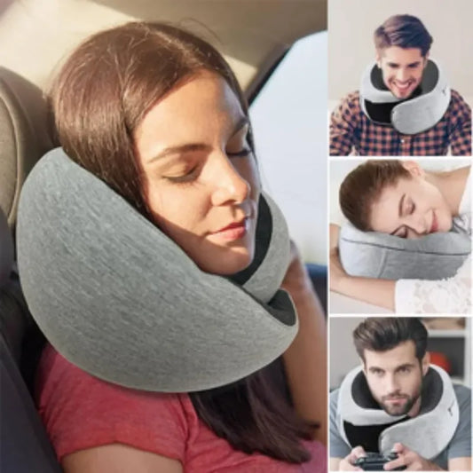 Durable U-shaped travel pillow