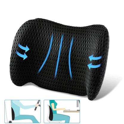 Ergonomic Foam Lumbar Support Pillow