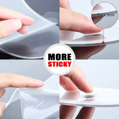 Reusable silicone anti-deformation sticker