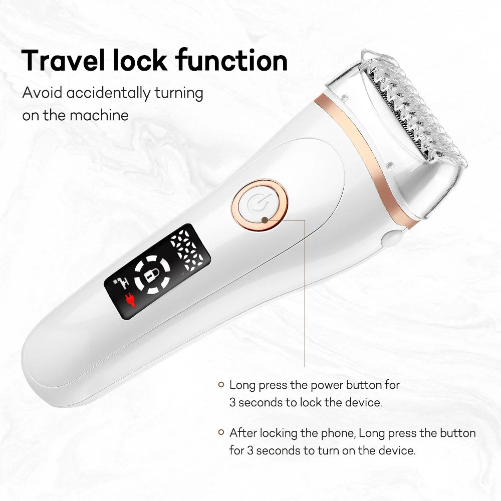 Painless electric epilator for women