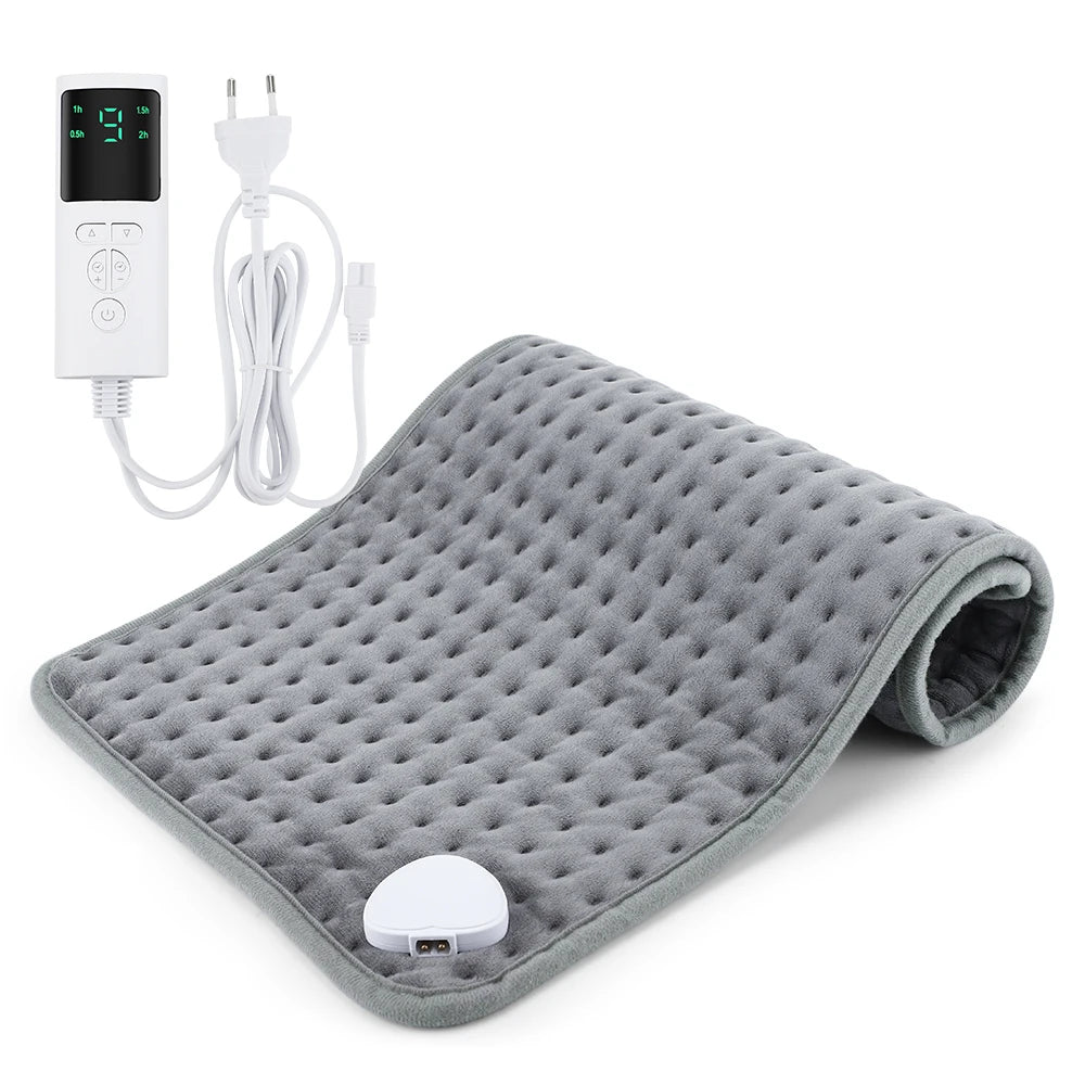 Electric heating blanket with thermostat