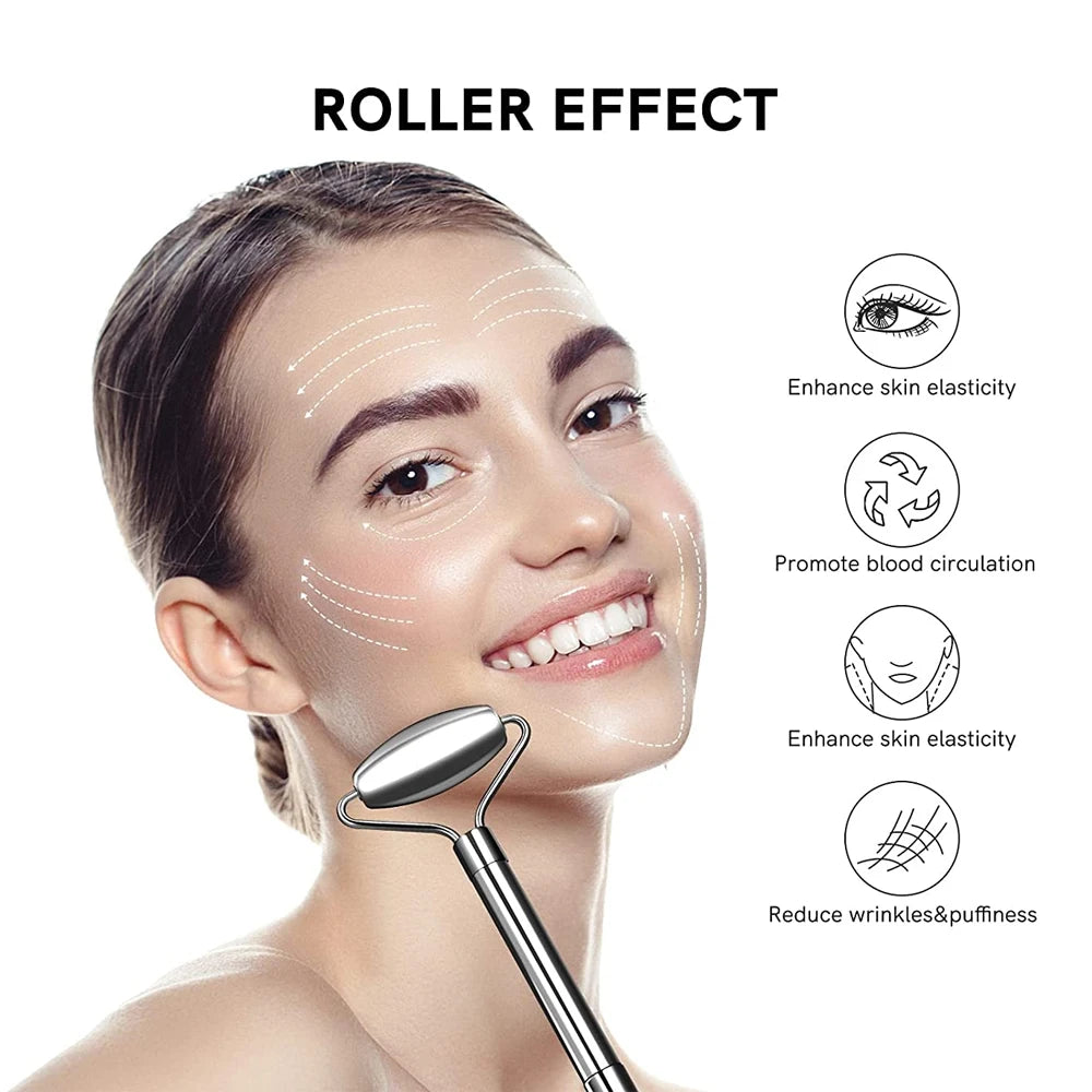 Gua-Sha-Rollenset aus Edelstahl