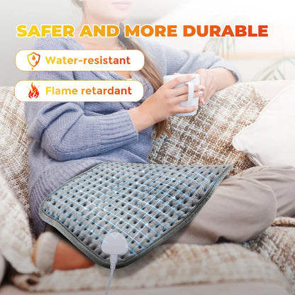 Electric heating blanket with thermostat