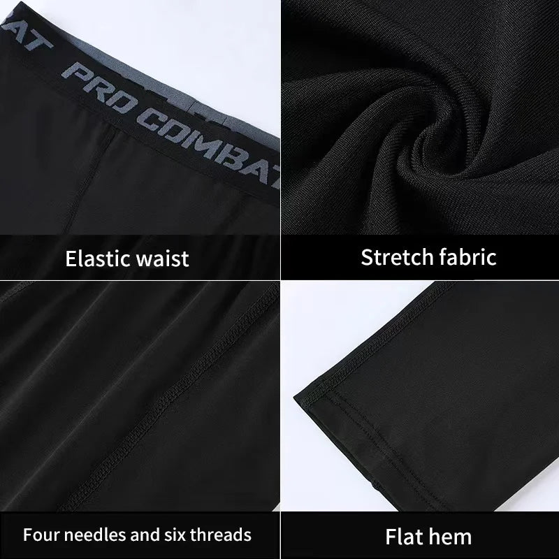 Men's Elastic Basketball Tights