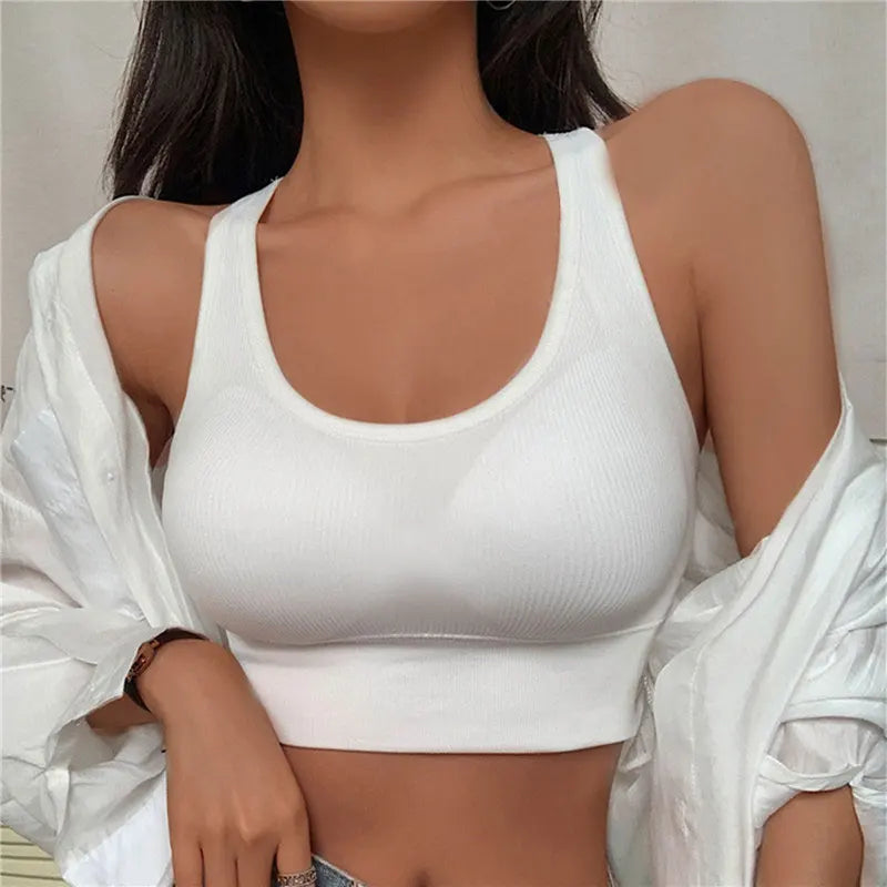 Women's Cross Back Strappy Bra 