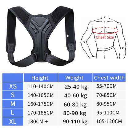 Ceinture de soutien réglable pour la posture du dos