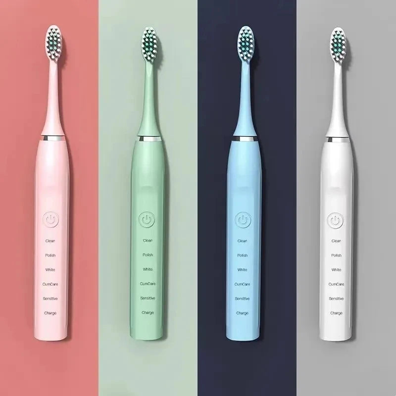 Brosse à dents électrique Sonic pour adultes  4/8 têtes