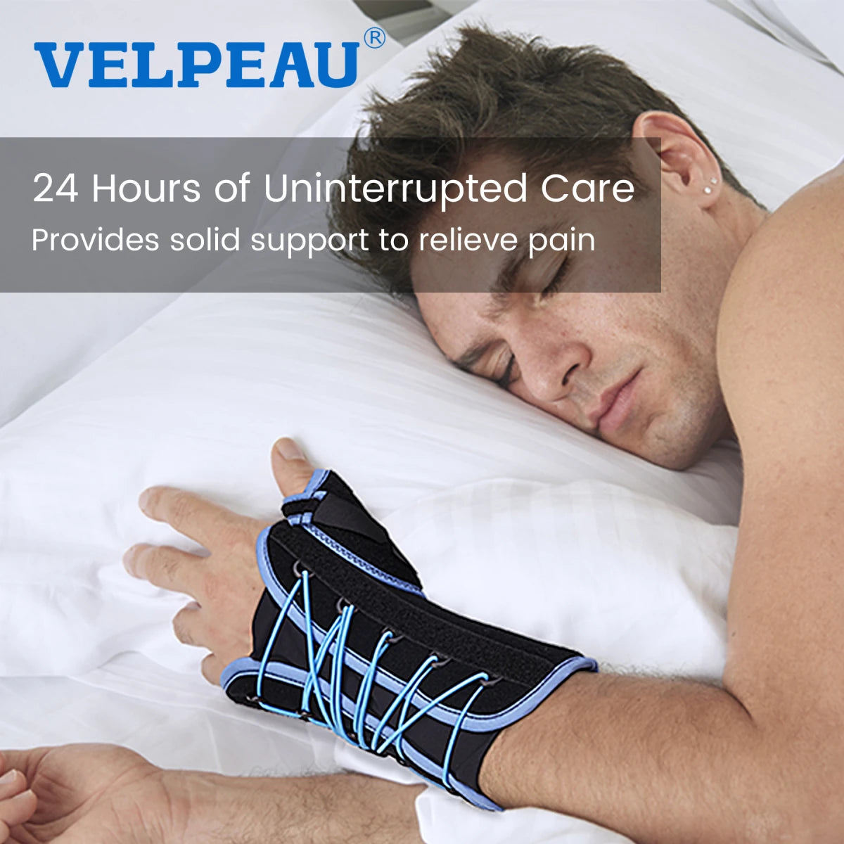 VELPEAU-Adjustable wrist splint for tenosynovitis and tendonitis