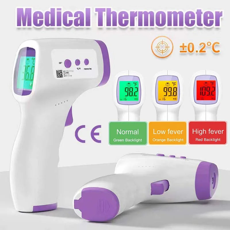 Multifunction thermometer, 4.2 three-color retro front display