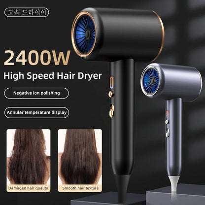 Professional hair dryer with air brush