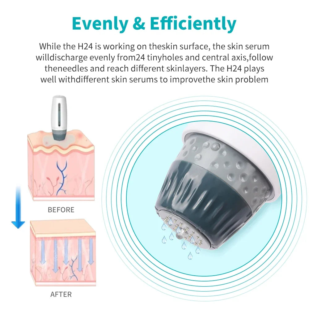 Stylo tampon en titane avec microneedle