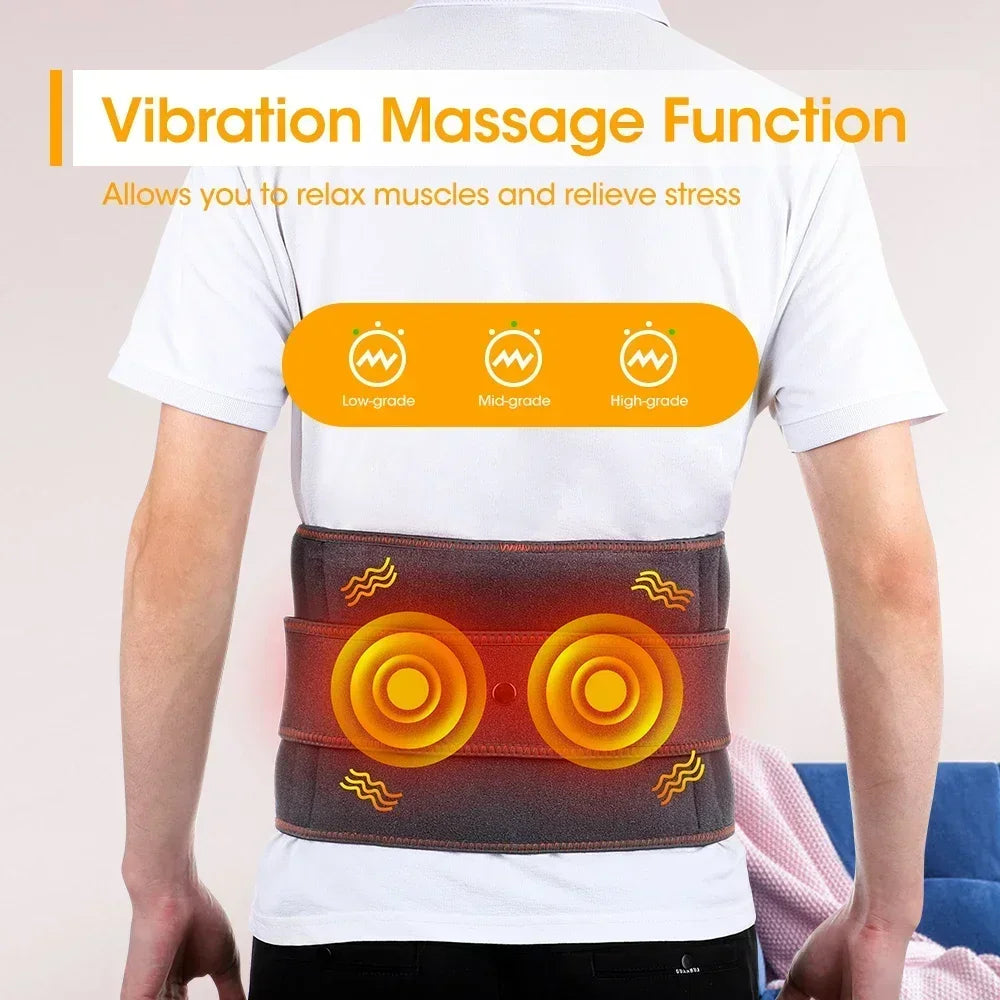 Elektrisch beheiztes Taillenmassagegerät mit Vibration