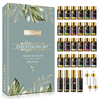 Ensemble d'huiles essentielles naturelles