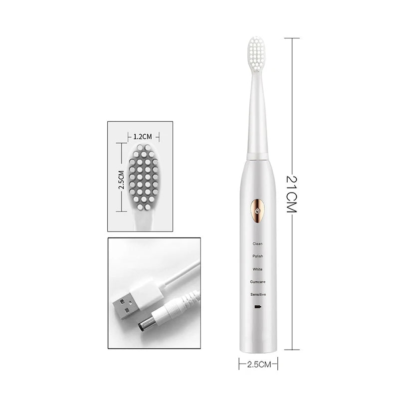 Ultrasonic Electric Toothbrush for Adults