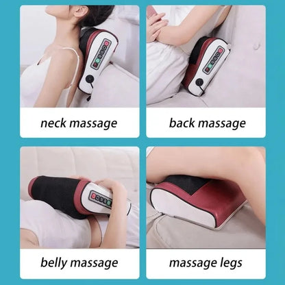 Oreiller de massage cervical électrique multifonctionnel