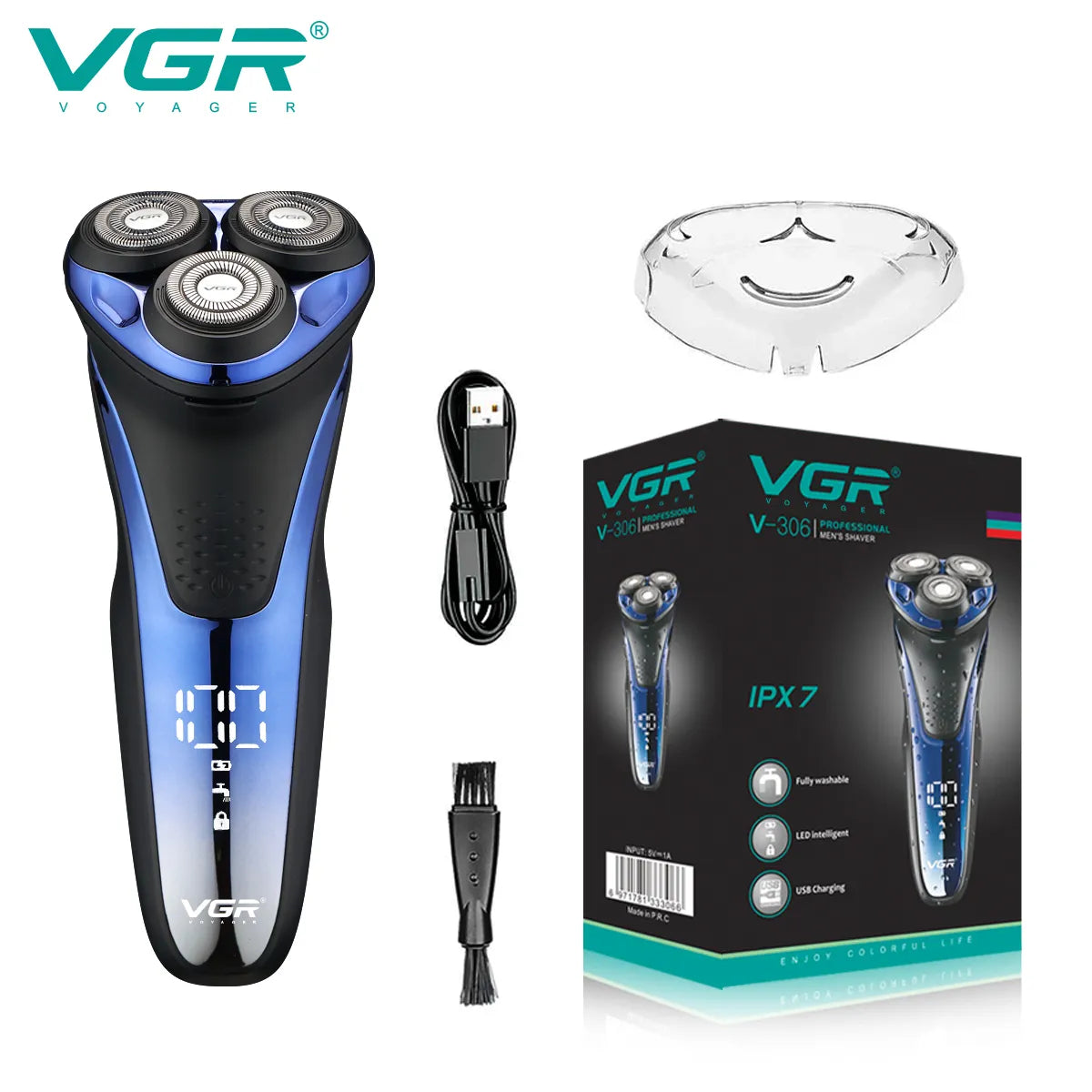 VGR Electric Shaver for Men V-306