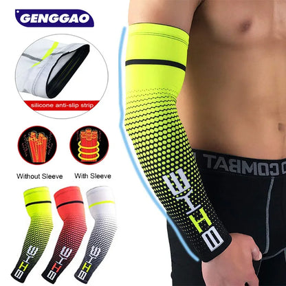 GENGGAO-Unisex UV Protection Arm Sleeves, 1 Pair