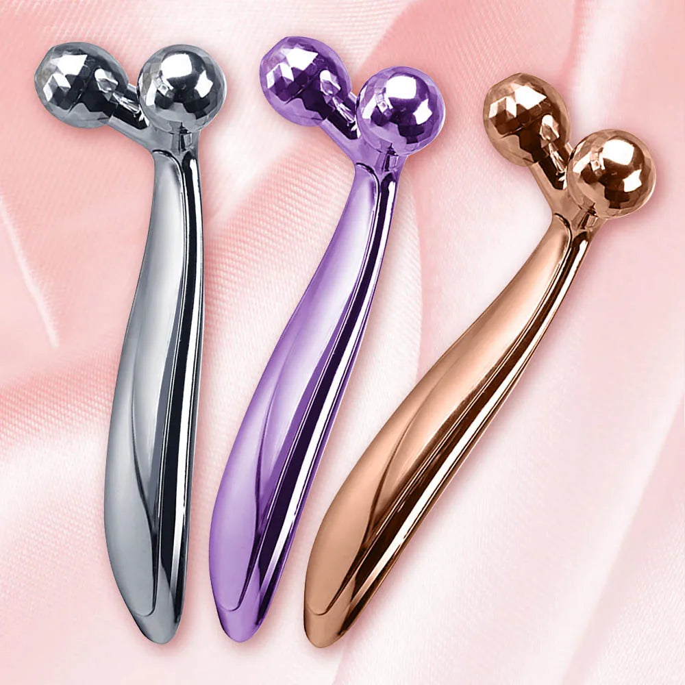 360° Rotation Silver Massager for Slim Face 