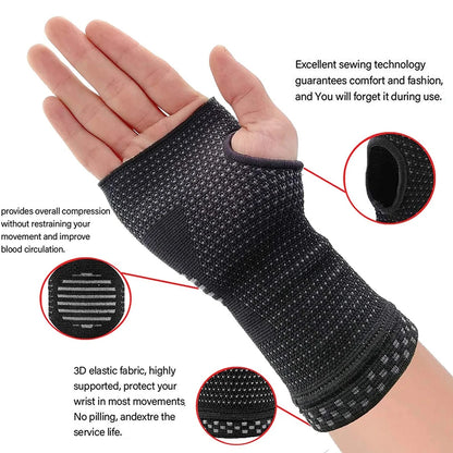 Wrist Compression Sleeves, 1 Pair