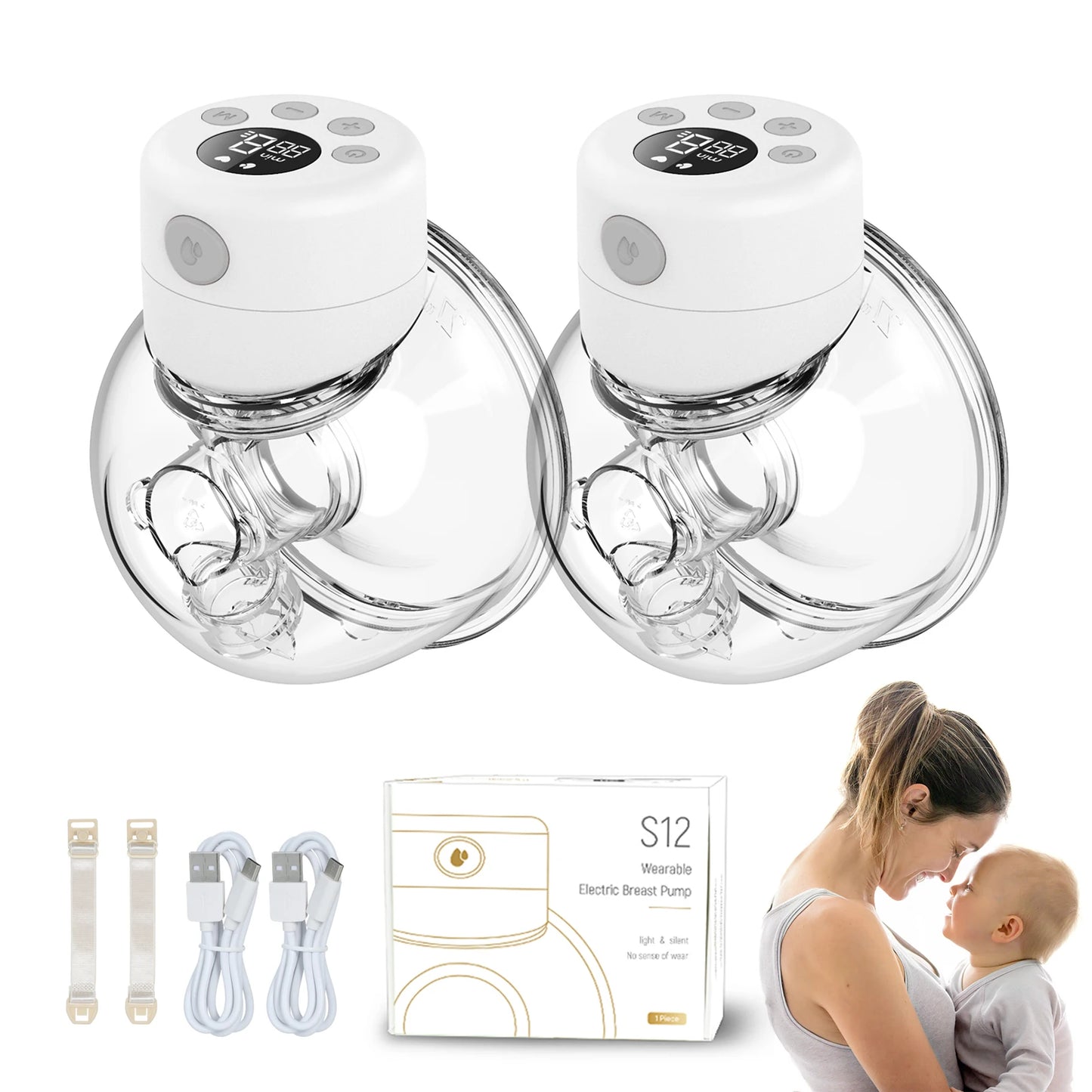 Portable Electric Breast Pump, Quiet