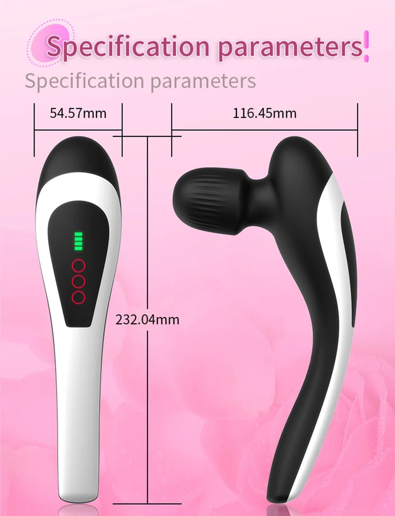 Rechargeable Personal Vibrating Massager with 8 Intensities