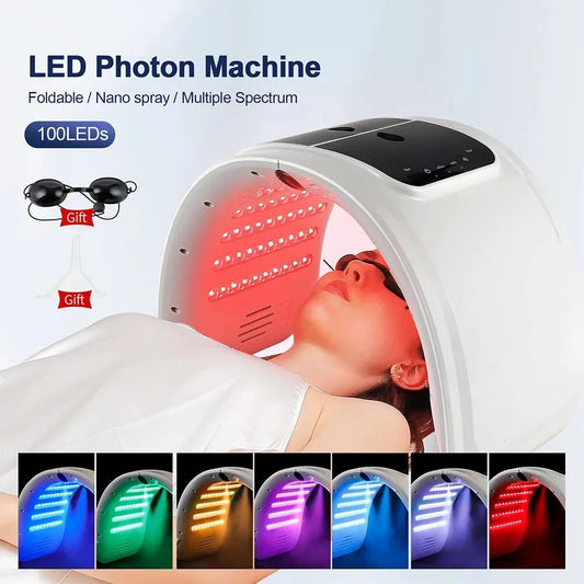 Machine à photons LED 7 couleurs avec CharacterSpray