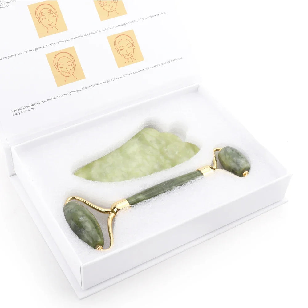 Jade Gua sha Facial Massage Roller