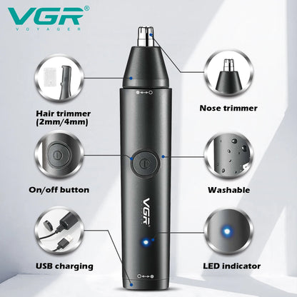 VGR Professional Nose Hair Trimmer V-613