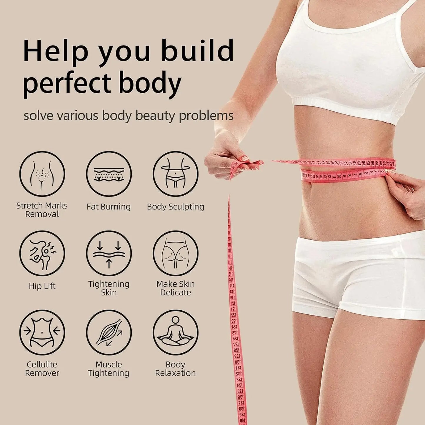 Ultrasound Cavitation EMS Body Sculpting Slimming Massage