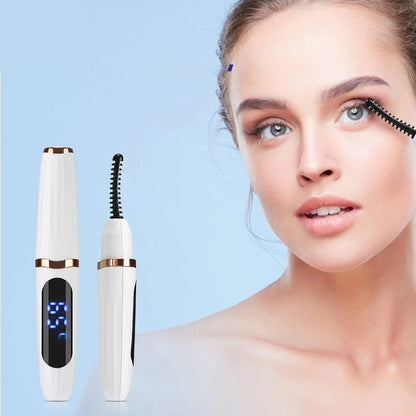 Professional, portable, natural electric eyelash curler