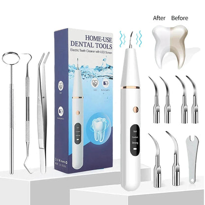 Ultrasonic dental scaler for tooth stains