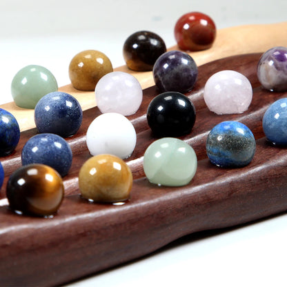 Guasha Massage Stick 10 Diversified Stone Beads 