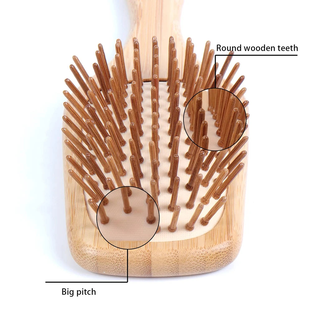 Bamboo Wood Hair Combs