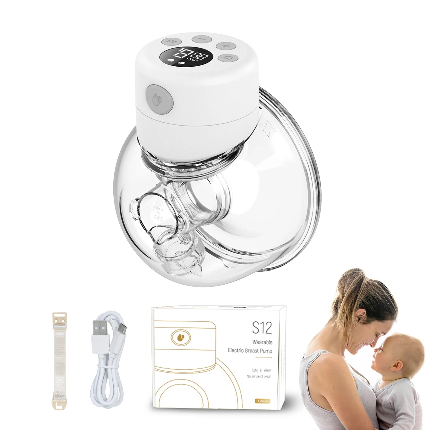 Portable Electric Breast Pump, Quiet