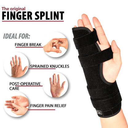 Boxer's Padded Finger Support Splint 