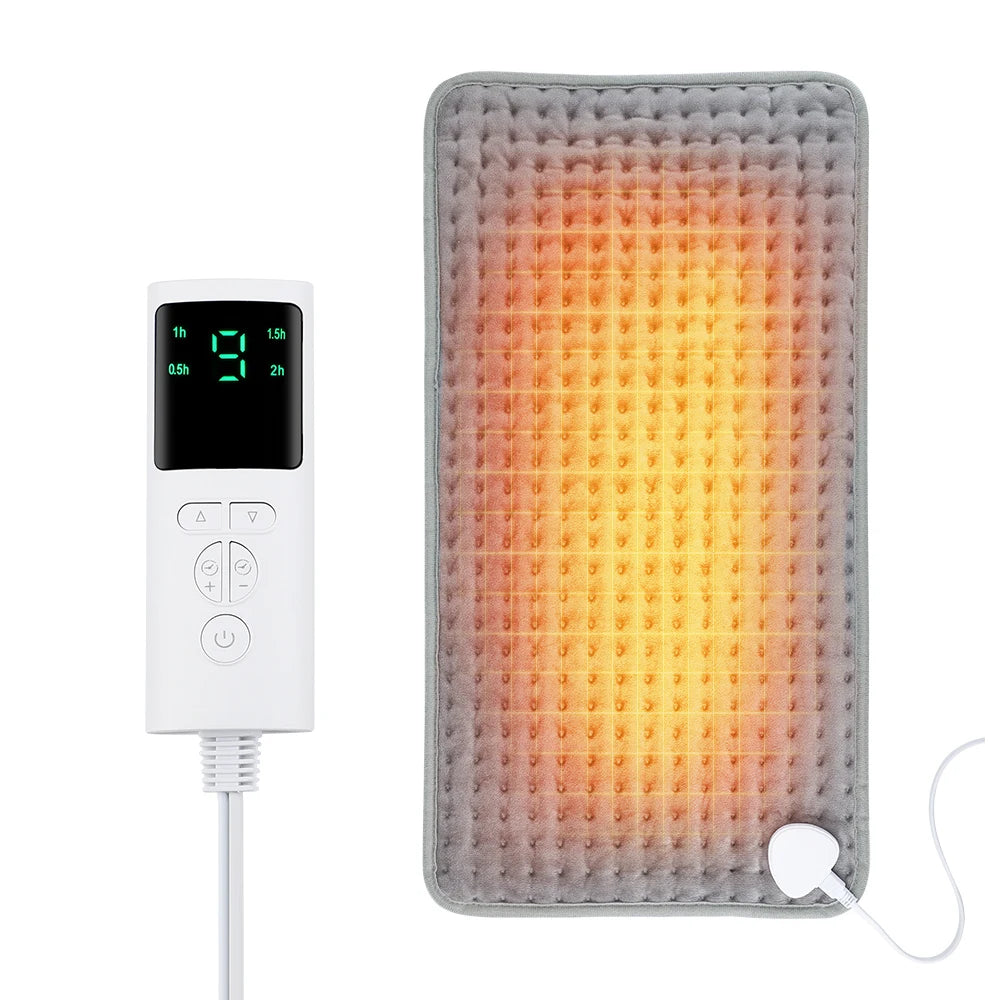 Electric heating blanket with thermostat