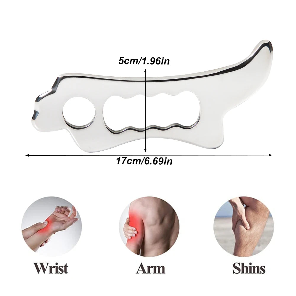 1 Piece Stainless Steel Gua Sha Scraping Massager