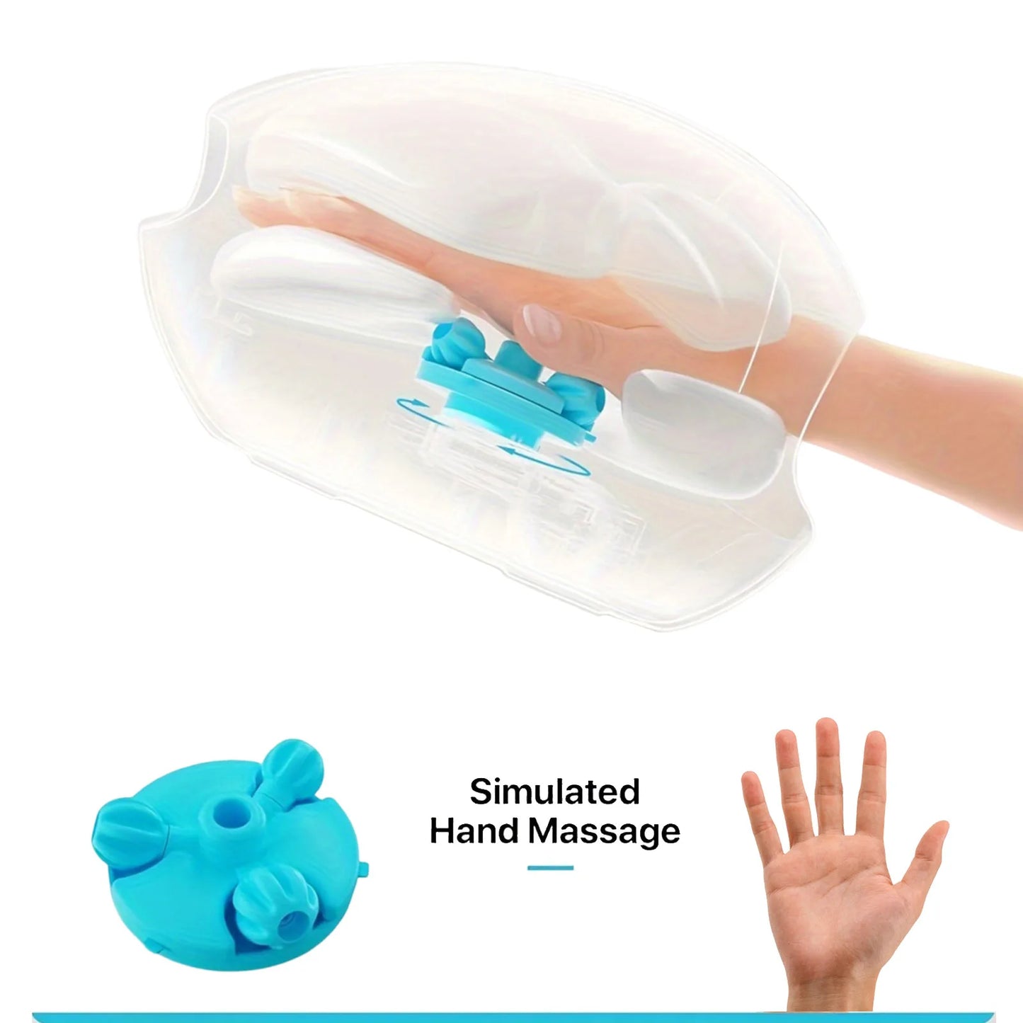 Portable hand massager