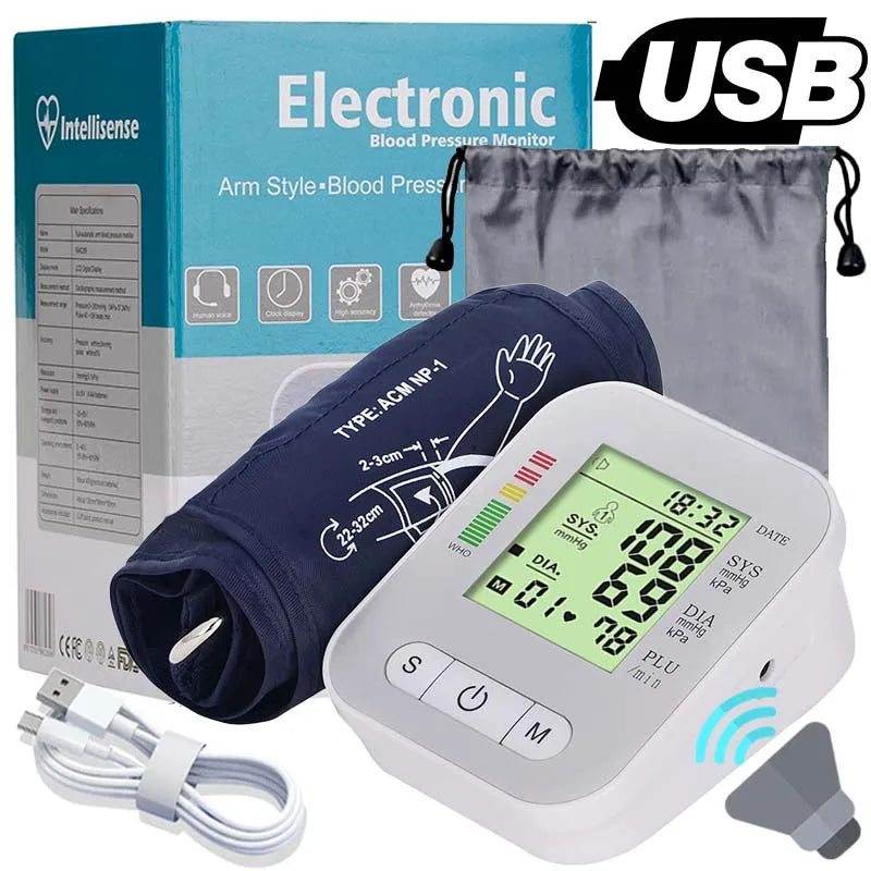 Voice Controlled Blood Pressure Monitor in English