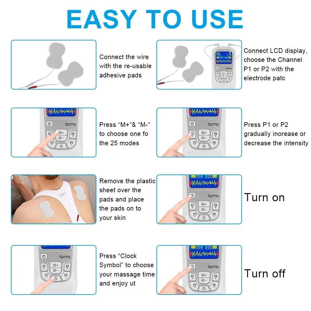 EMS Electric Muscle Therapy, 25 Modes