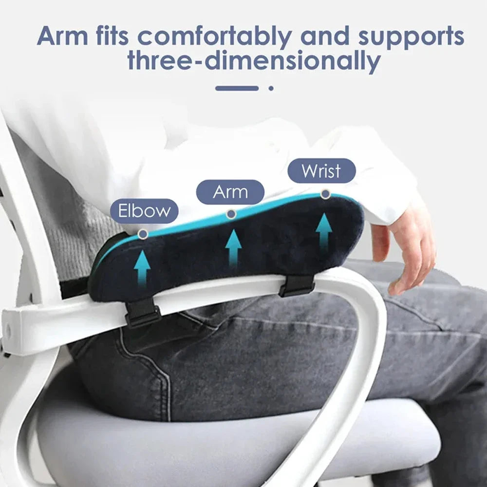 Ergonomic armrest pads