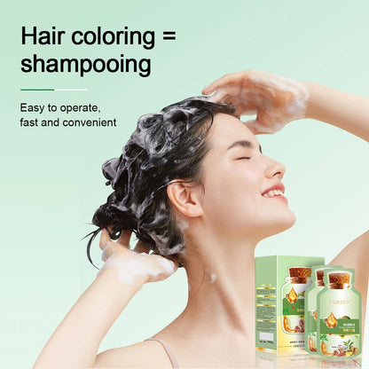 Hair coloring shampoo