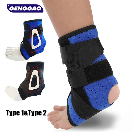 GENGGAO 1 Piece Kids Compression Ankle Brace Stabilizer