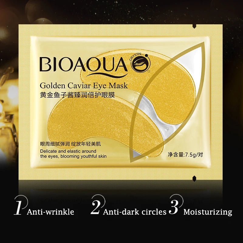 BIOAQUA Crystal Collagen Eye Mask-80pcs=40pairs