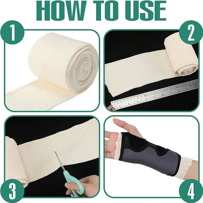 Tubular elastic cotton bandage