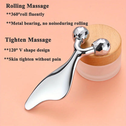 3D-Gesichtsmassagegerät und Gua Sha Massagegerät, 2 in 1