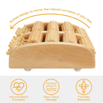 Wooden Foot Energy Roller