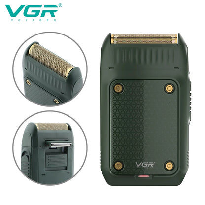 VGR -Rasoir électrique Professionnel Rasoir Portable V-353