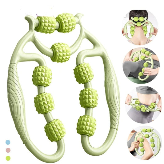 9 Wheel Muscle Massage Roller