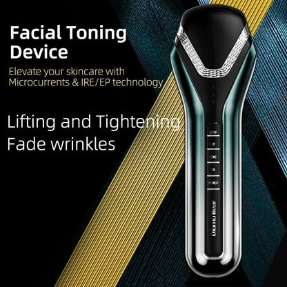 RF EMS Facial Massager Anti-Aging LED Light Therapy